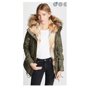 SAM. Unique Real Fox Fur Jacket 3 Piece Set! 😍